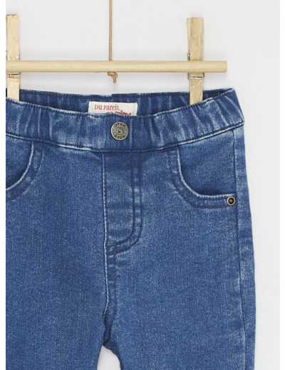 Jean uni denim moyen pour bébé garçon