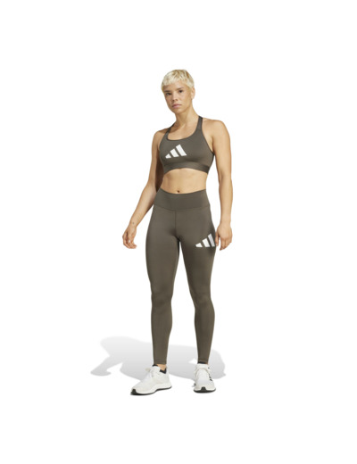 Legging imprimé logo femme - vert