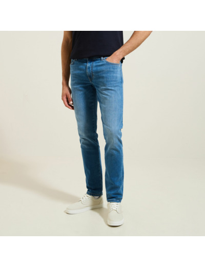 Jean slim urbanflex 3 longueurs - Bleu