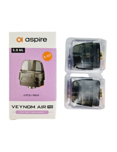 Pack de 2 pods 5ml + résistance Veynom Air Aspire