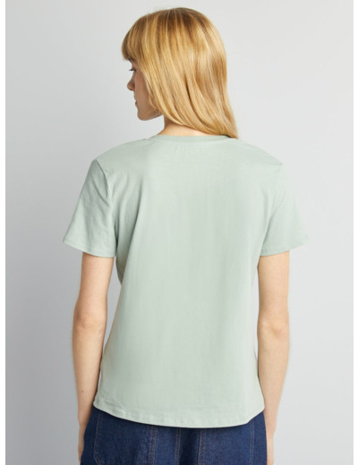 T-shirt basique - Vert jade