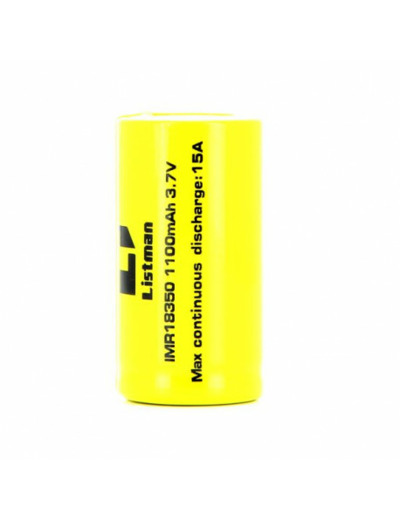 Accu 9A 18350 1100mah Listman