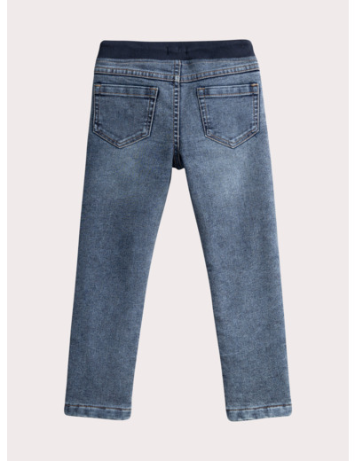 Jean denim bleu doublé chaud pour garçon