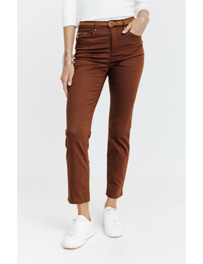 Pantalon 7/8 Avec Ceinture Similicuir