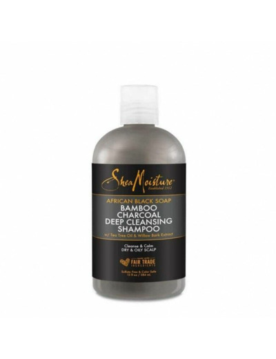 African Black Soap Bamboo Charcoal Shampoo - SHEA MOISTURE