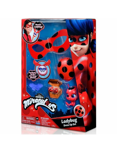 Coffret accessoires transformation Miraculous Lady Bug