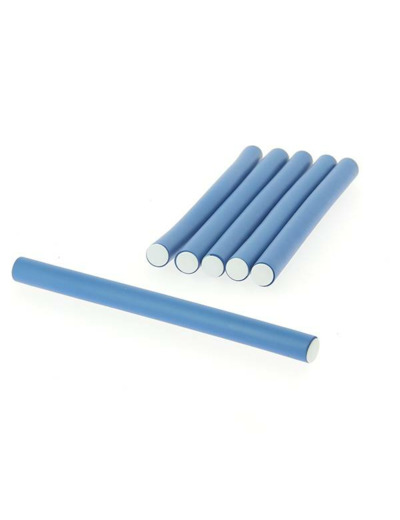 Flexi rollers 14mmx18cm x6 Bleu