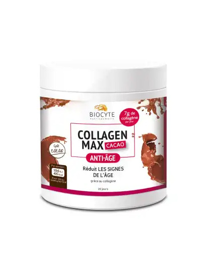 Biocyte Collagen Max Cacao Poudre Pour Boisson 20 Doses/13g