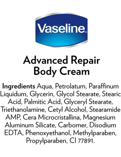 Vaseline Advanced Repair body cream