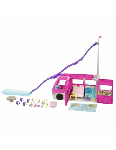 Barbie - Mega Camping Car Transformable