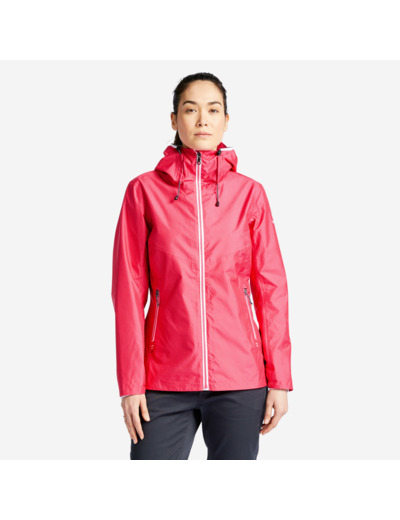 Veste imperméable de voile - veste de pluie sailing 100 femme all over rose