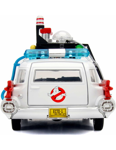 Jada ECTO-1 Metal 1:24 Casserole de Voiture Blanc (253235000) Taille Unique (Lot de 1)