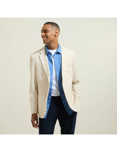 Veste blazer bi-ton - Beige