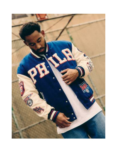 Veste de style universitaire NBA Philadelphia 76ers