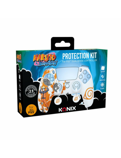 Kit De Protection En Silicone Dualsense - Naruto - Blanc