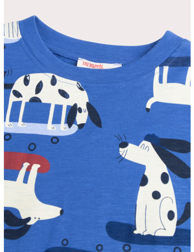 T-shirt à manches longues imprimés chiens