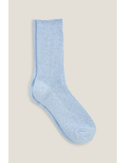 Chaussettes hautes - Bleu moyen