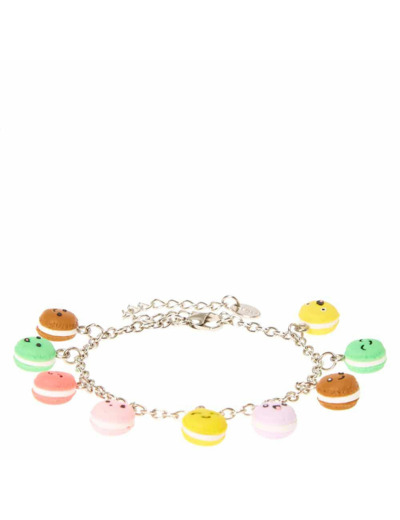 Bracelet à breloques macaron