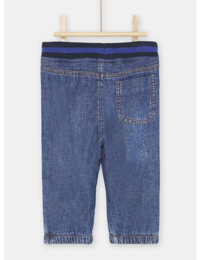 Pantalon en denim léger bleu bébé garçon