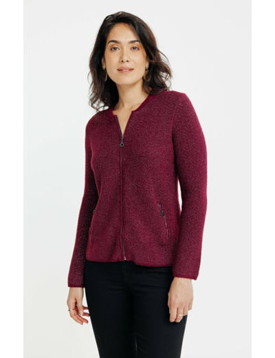 Cardigan Zippé