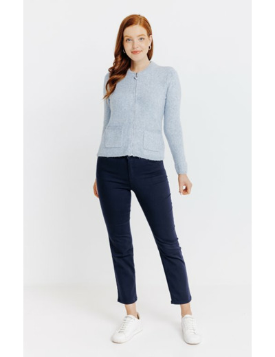 Cardigan Zippé