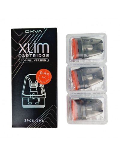 Pack de 3 Pods Top Fill Version 2ml + résistance Xlim V2 Oxva