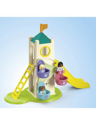 Aire de jeu avec toboggan géant Playmobil Junior 71703