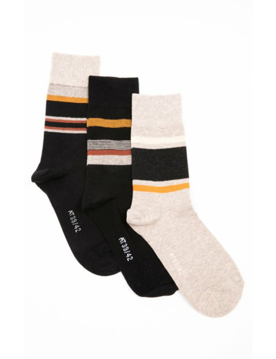 Lot De 3 Paires Chaussettes Ao Degrade