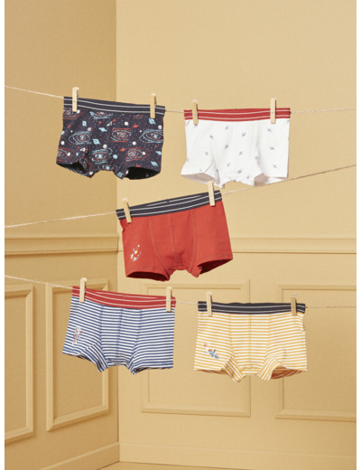 Lot de 5 boxers Espace