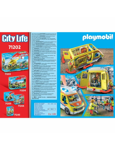 Ambulance avec effets lumineux Playmobil City Life 71202