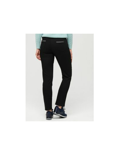 Jegging 7/8ème noir coton