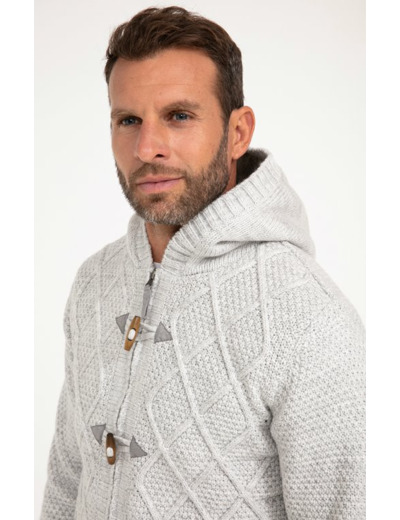 Gilet Doublé Sherpa Avec Capuche