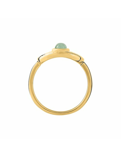 Bague CLEOR en Plaqué Or et Aventurine