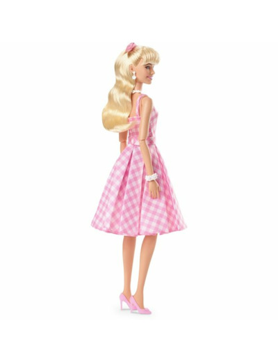 Barbie le film : Poupée Barbie en robe vichy rose