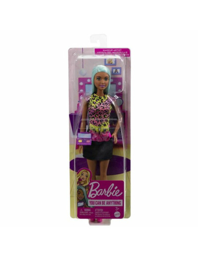 Barbie maquilleuse artistique