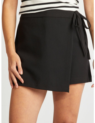 Jupe short courte - noir