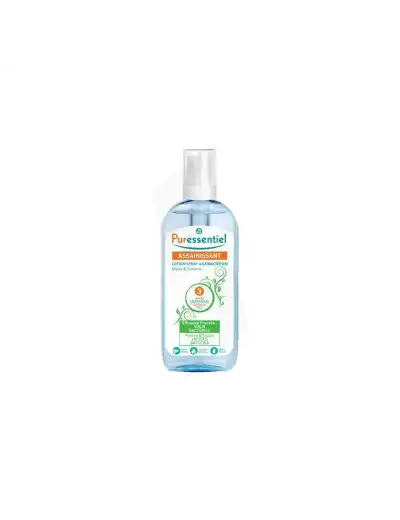 Puressentiel Assainissant Lotion Spray Antibactérien Mains & Surfaces - 80 Ml