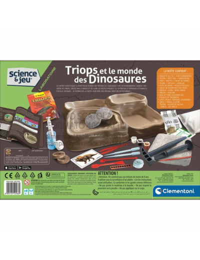 Coffret Science et Jeu - Triops et le Monde des Dinosaures