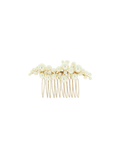 Peigne barrette mariage avec perles