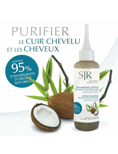 SJR - Shampoing Détox Gommant et Anti Pelliculaire