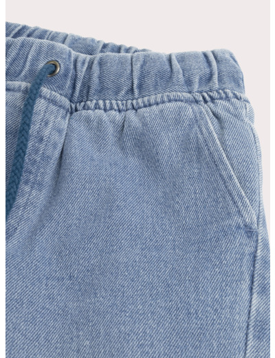 Jean denim bleu doublé chaud double knee pour garçon