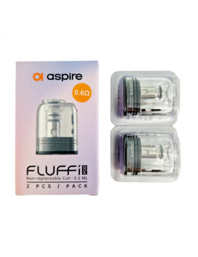 Pack de 2 Pods 3.5ml + résistance Fluffi Aspire