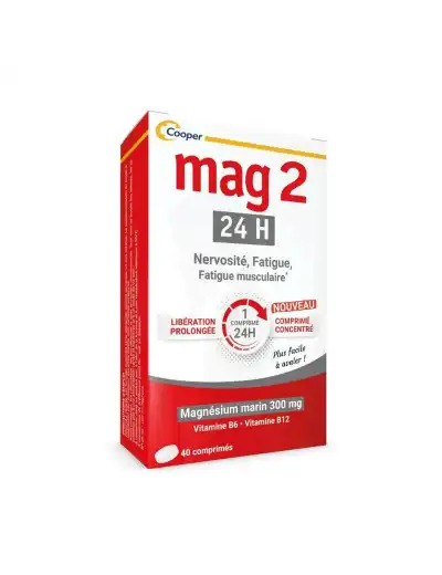 Mag 2 24h Comprimés B/40