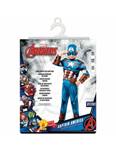 Déguisement Captain America Taille M 5-6 ans