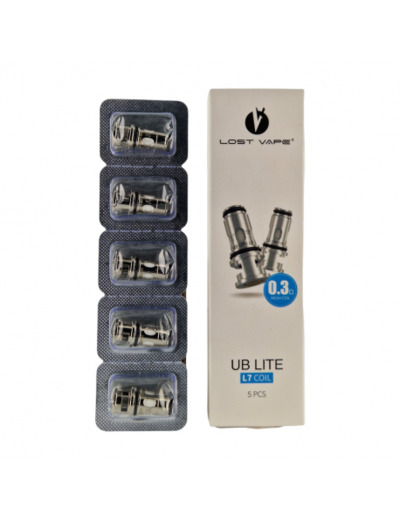 Pack de 5 résistances Mesh L7/L10/L8 Ultra Boost Lite Lost Vape