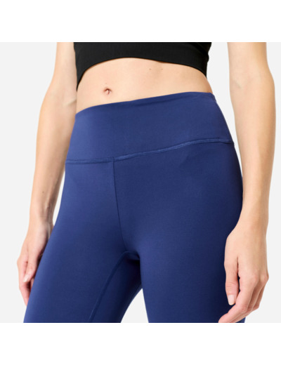 Legging de yoga effet seconde peau femme, indigo