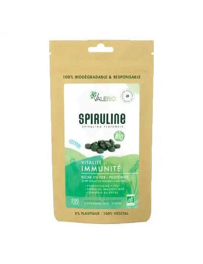 Valebio Spiruline Bio (comprimé 500mg) 250g