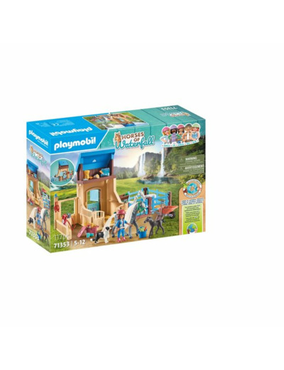 Amélia et Whisper avec box pour chevaux Playmobil Horses of Waterfall 71353