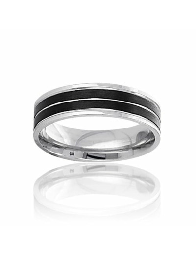 Bague CLEOR en Acier et Oxyde