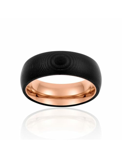 Bague IROKOI en Acier Rose